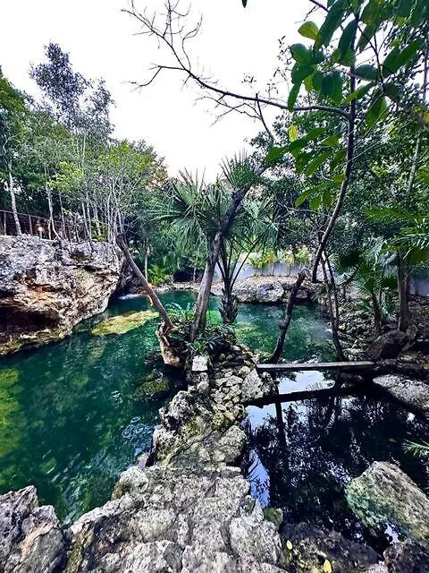 Сasa de vacaciones Villa Cozy Getaway Shared Pool & Cenote Access Playa del Carmen
